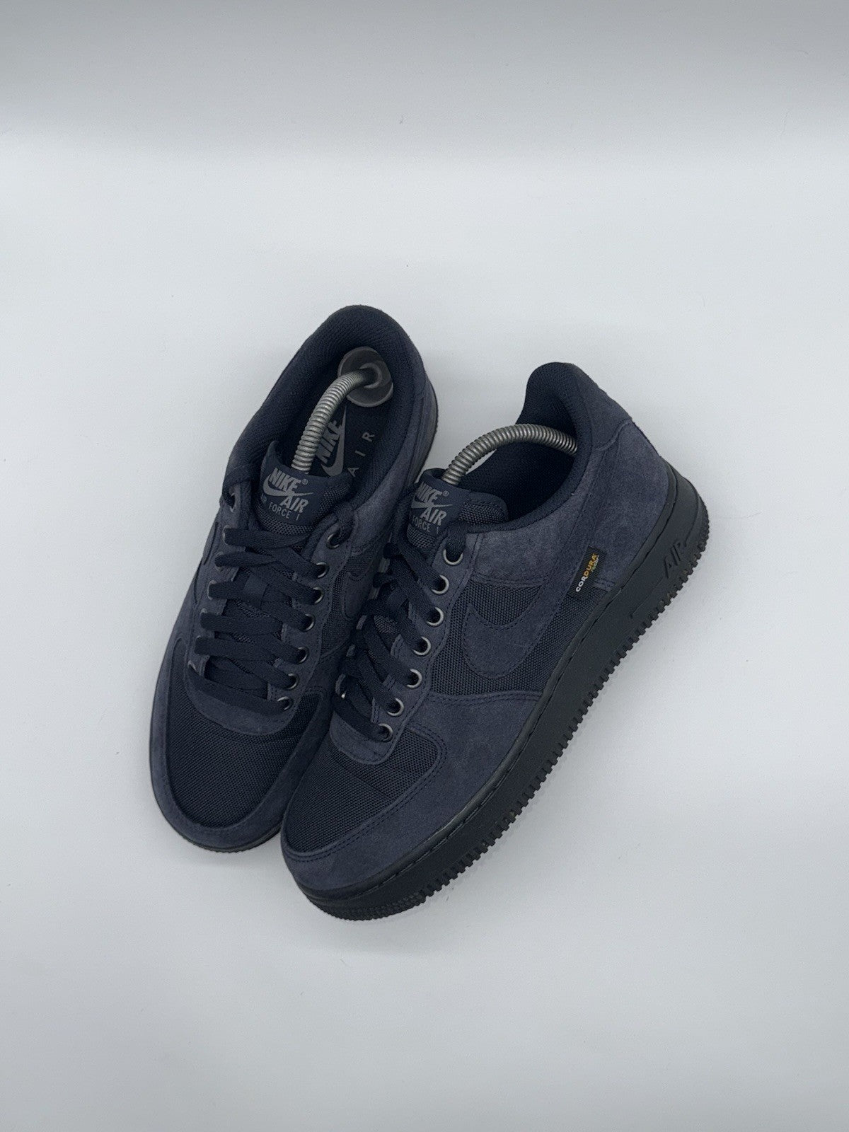 (2024) Nike Air Force 1 Cordura Dark Obsidian Navy Retro Suede Size UK 7