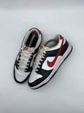 (2022) Nike Dunk Low Retro Red Swoosh Panda Trainers Size UK 7.5