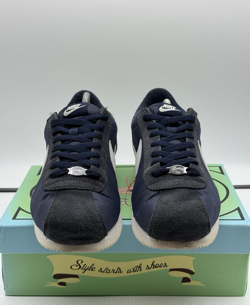(2018) Nike Cortez Basic Nylon Obsidian Blue UK 10.5 EUR 45.5 (819720-411)