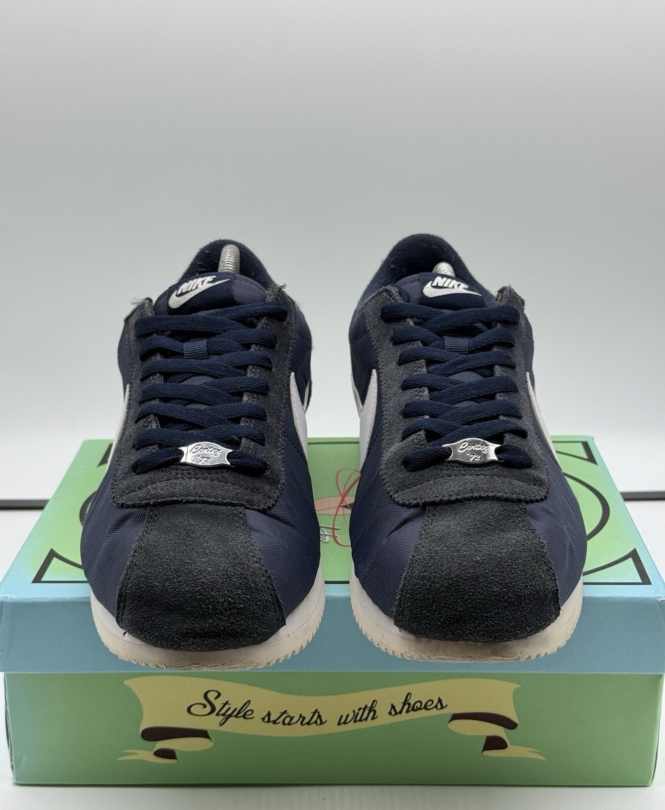 (2018) Nike Cortez Basic Nylon Obsidian Blue UK 10.5 EUR 45.5 (819720-411)