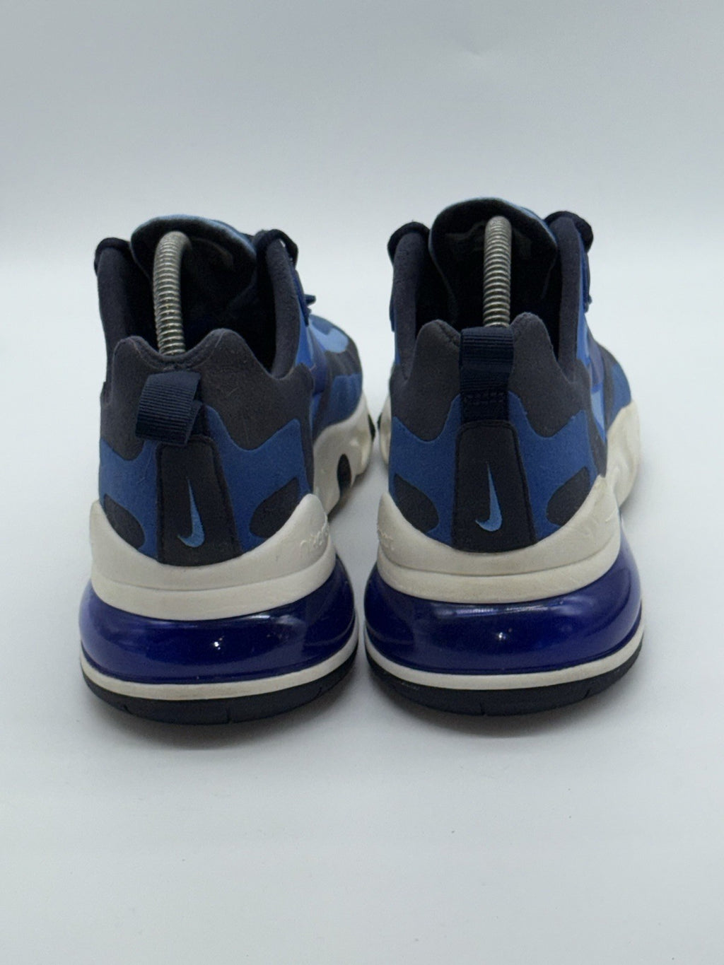 Nike Air Max 270 React Triple Blue x White Mens Size UK 7.5 (CI3866-400)