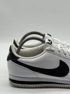 (2019) Nike Cortez Basic Leather OG Trainers - White Black - UK 7.5 (819719-100)