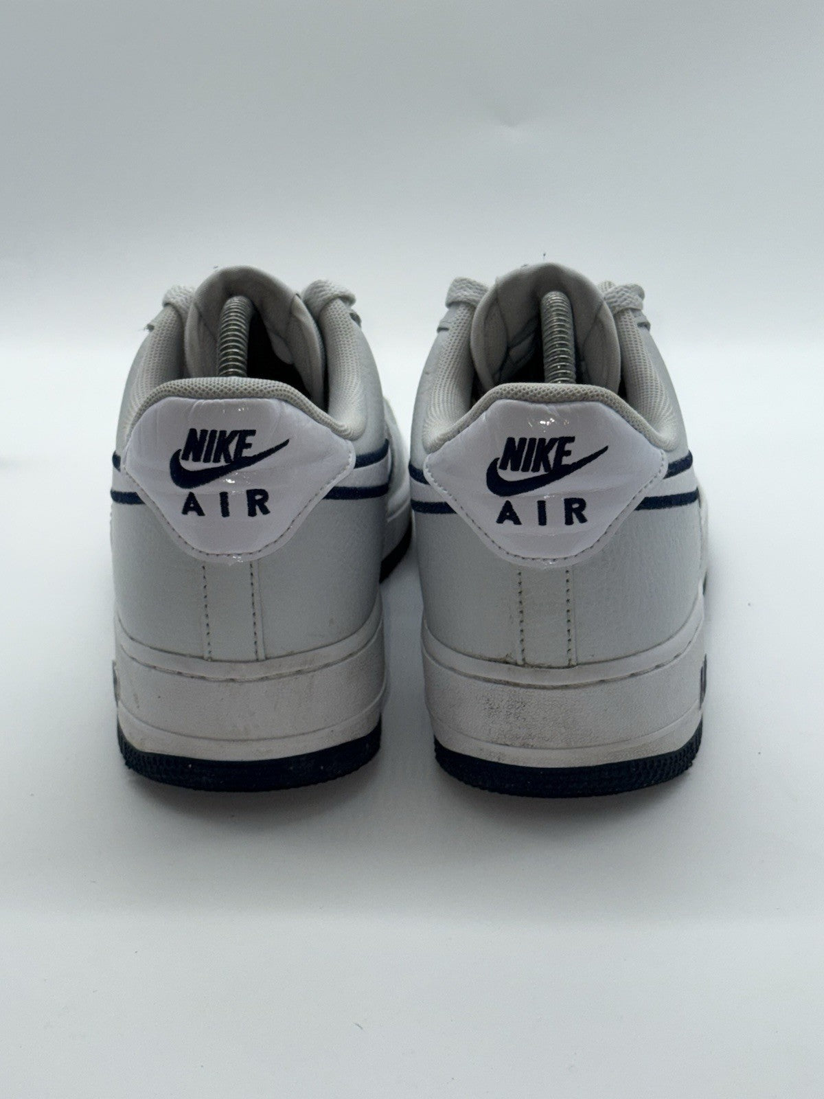 Nike Air Force 1 '07 Grey Photon Dust x Midnight Navy UK 8 (FJ4211-002)