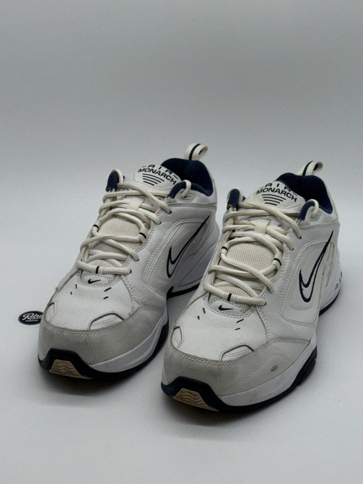 Nike Air Monarch IV 'White x Navy' (2006) – UK 9