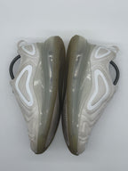 Nike Air Max 720 White Metallic Platinum Trainers Size UK 7.5 (AO2924-100)