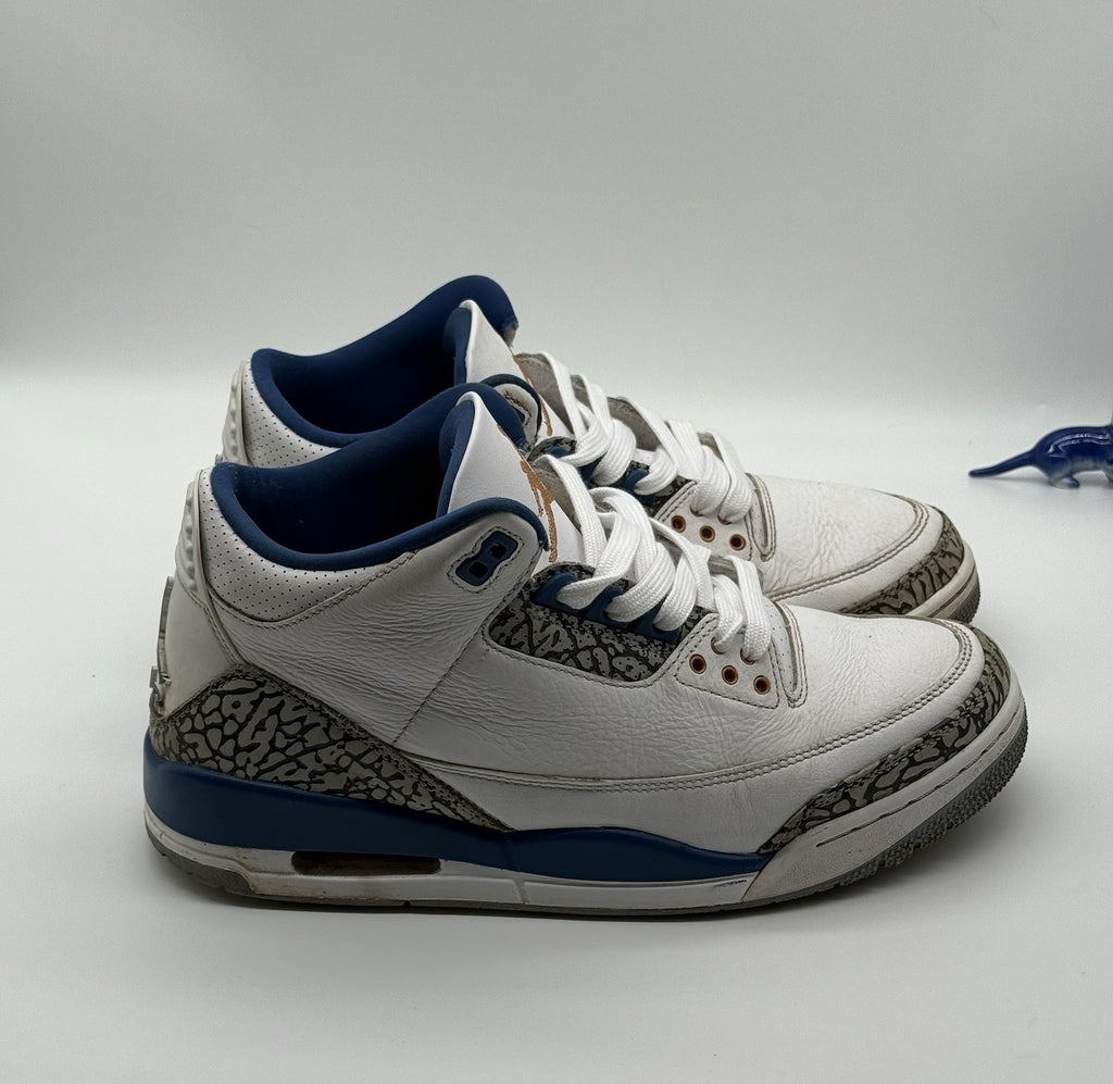 (2023) Air Jordan 3 Retro Washington Wizards Men’s UK 8 (CT8532-148)