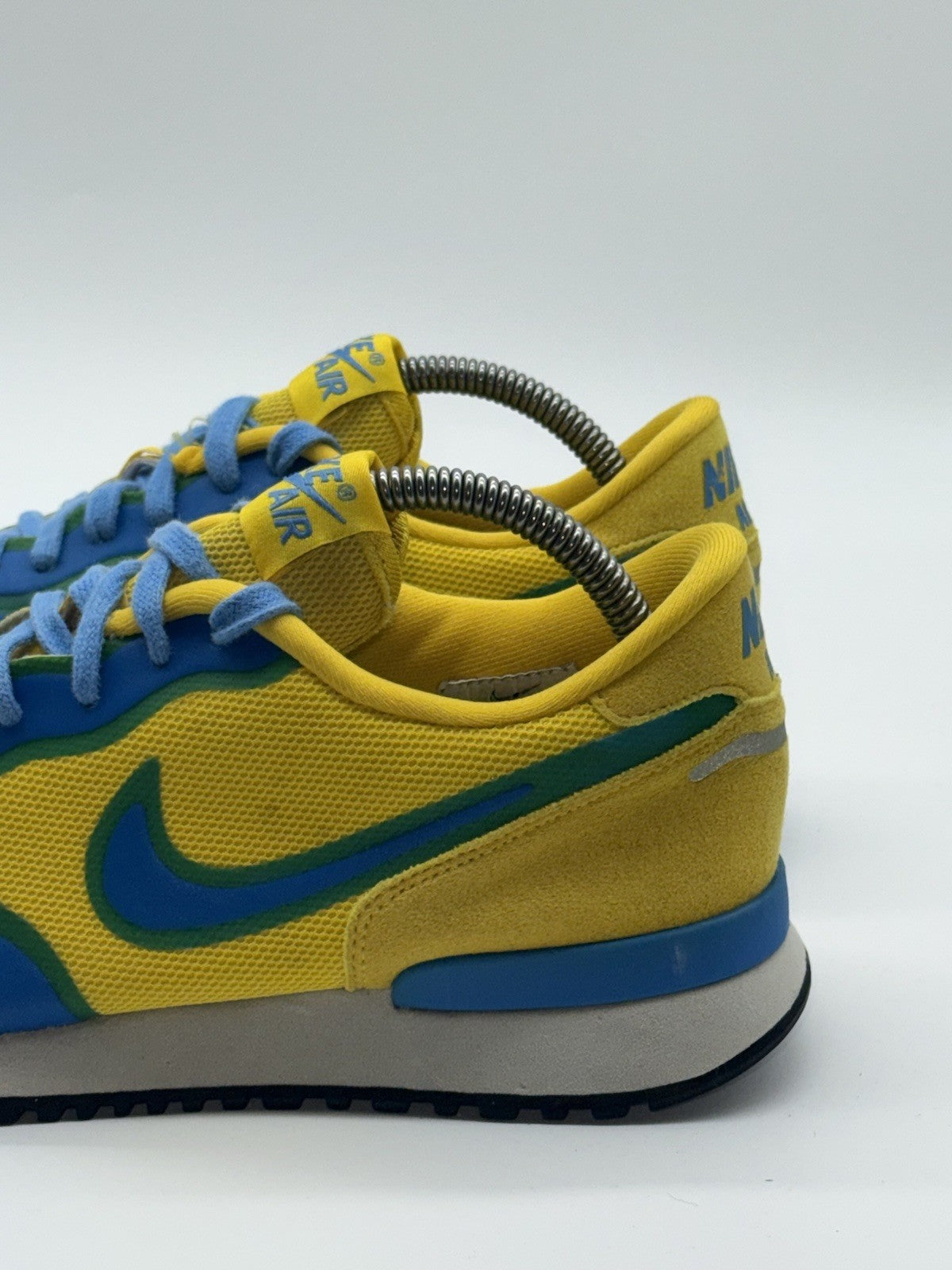 (2011) Nike Air Vortex Fuse Tour Yellow/Light Italy Blue Vintage Trainers UK 6