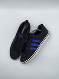 Adidas VS Pace 2.0 HP6004 Black x Royal Blue 3 Stripes UK Size 9