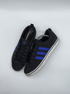 Adidas VS Pace 2.0 HP6004 Black x Royal Blue 3 Stripes UK Size 9