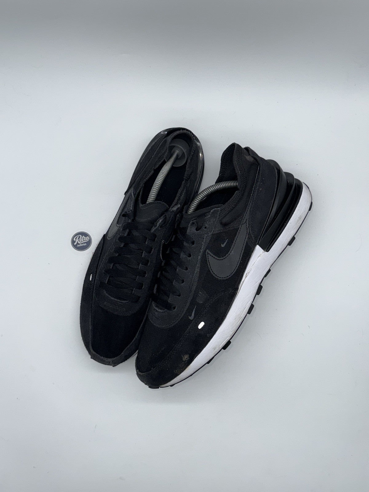Nike Waffle One 'Black x White' trainers – UK 9.5