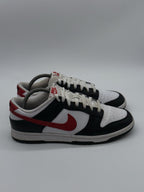 (2022) Nike Dunk Low Retro Red Swoosh Panda Trainers Size UK 7.5