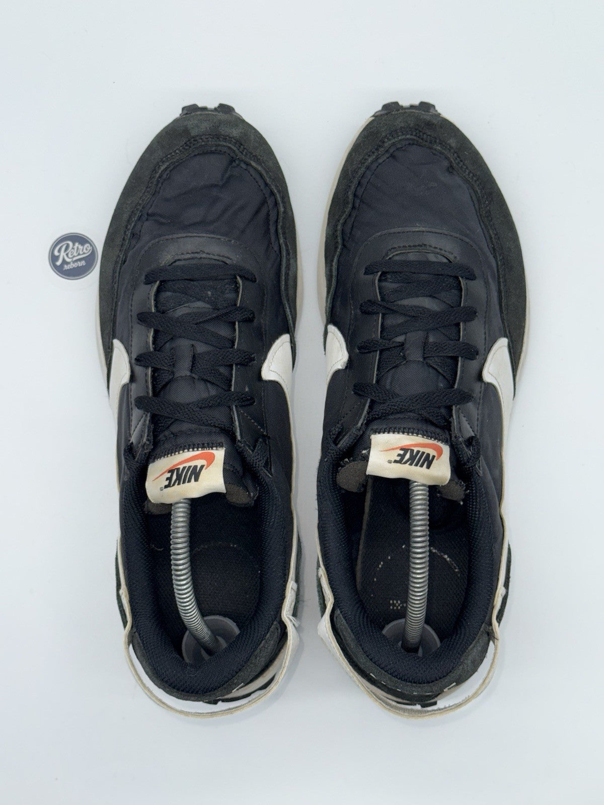 Nike Waffle Debut 'Black x White x Orange' – UK 10.5