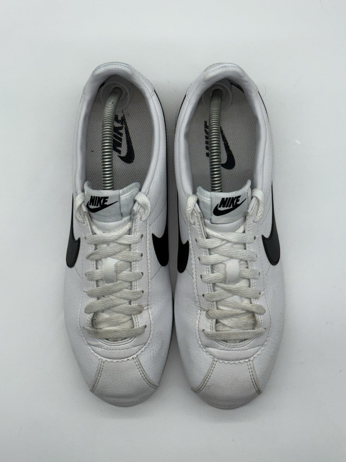 Nike Classic Cortez Leather OG Trainers (2018) White/Black Retro- UK 7.5 EU 42
