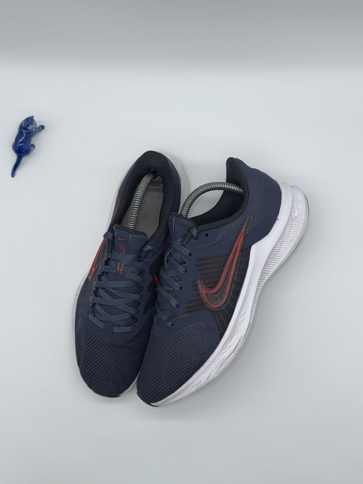 Nike Downshifter 11 'Thunder Blue x Chile Red' UK 7 - (CW3411 400)