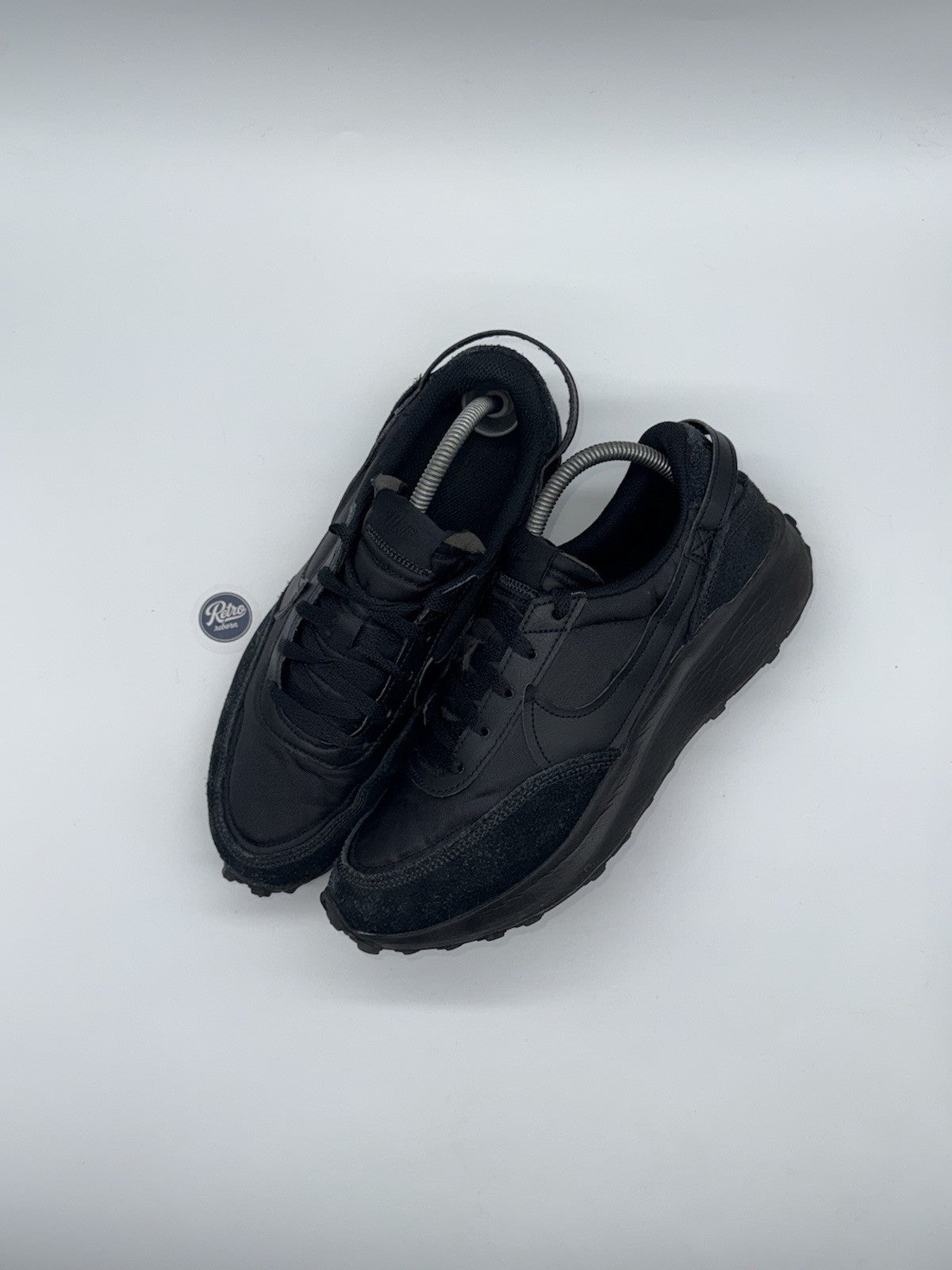 Nike Waffle Debut 'Triple Black' (2022) – UK 8