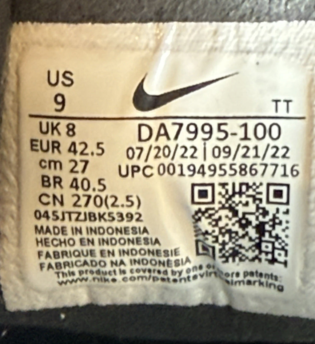 Nike Waffle One 'Summit White' (2022) – UK 8
