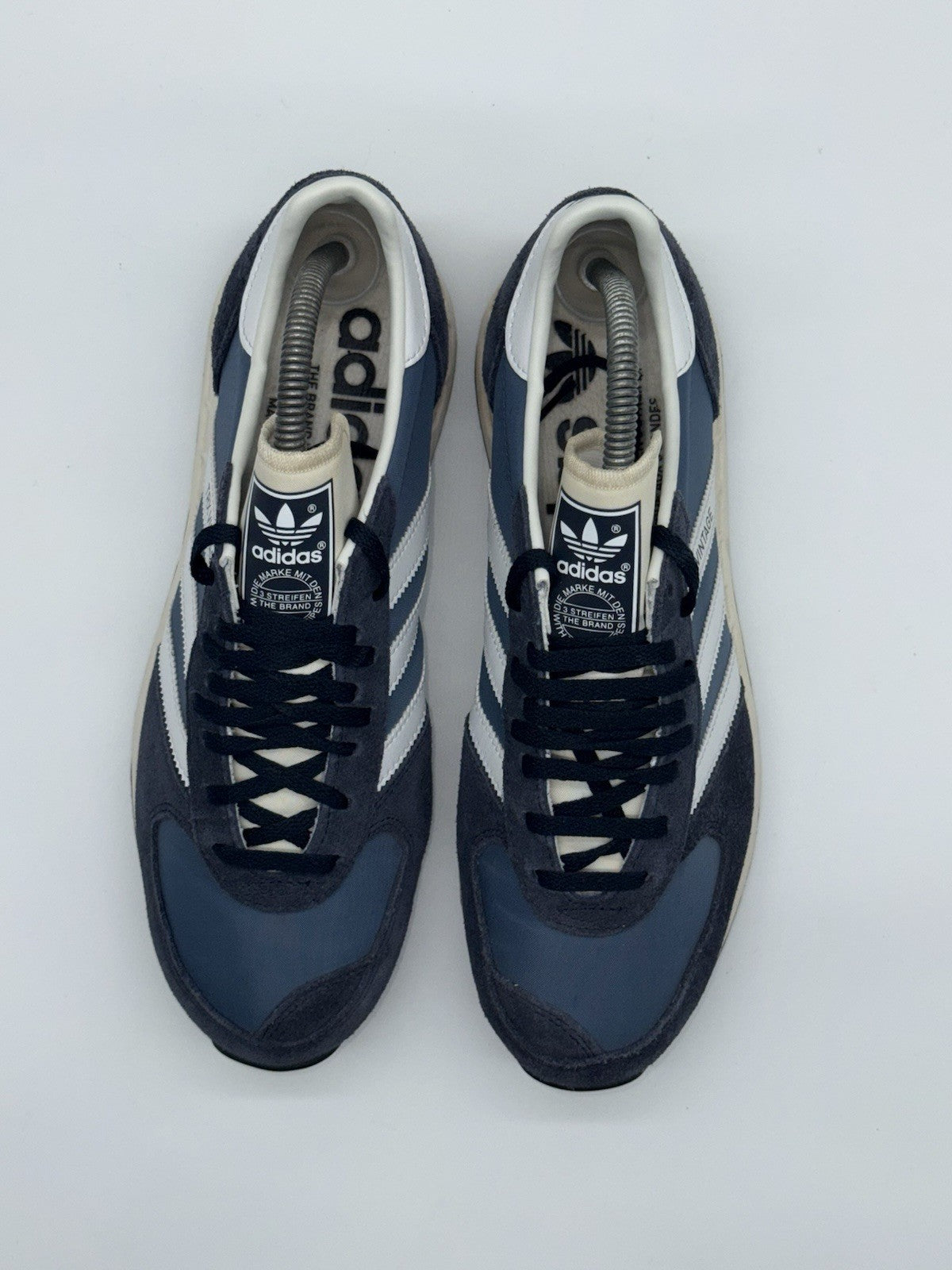 (2022) Adidas TRX Vintage Blue Cream White Legend Ink Men’s UK 7.5