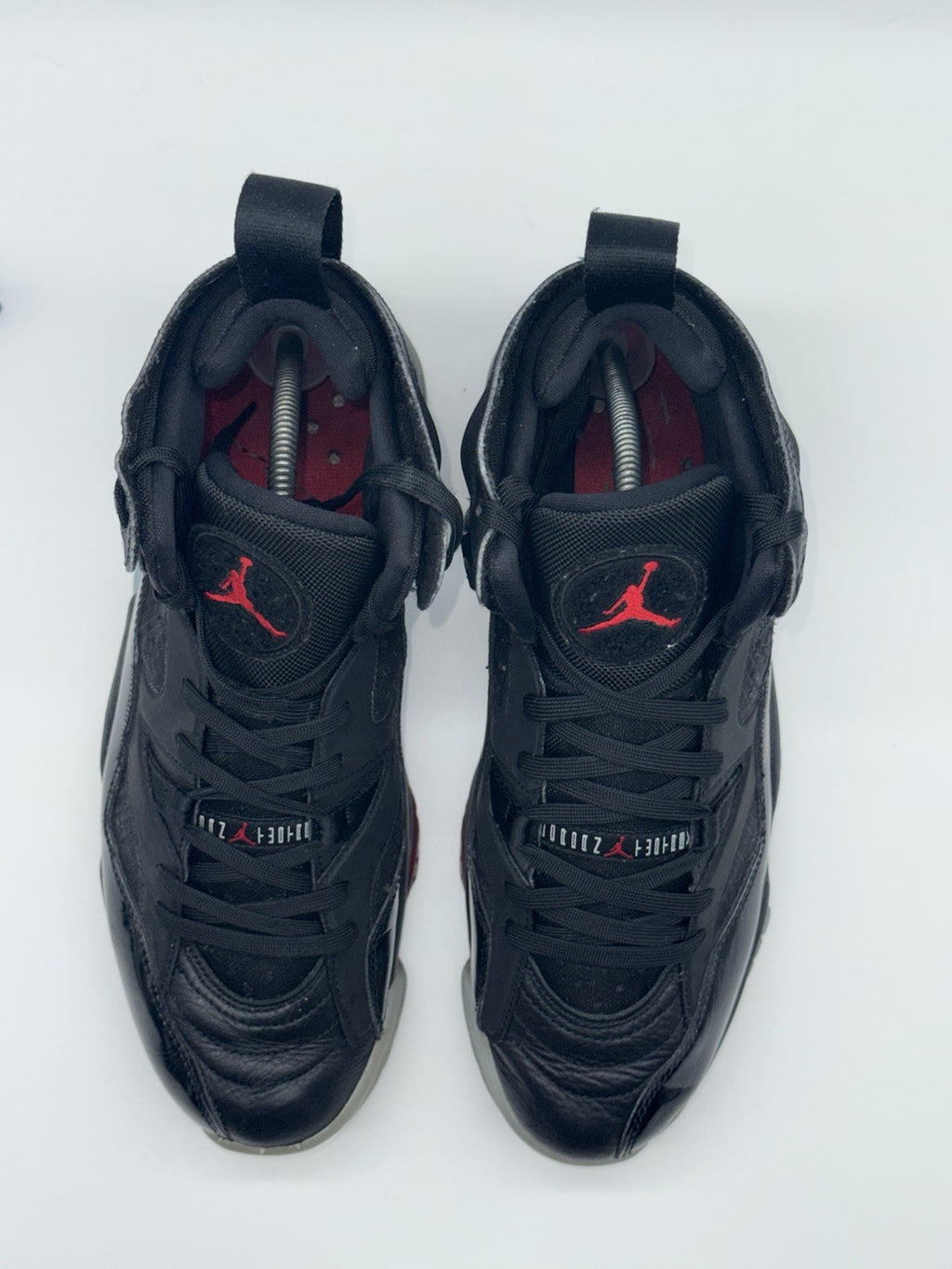 (2022) Nike Air Jordan Jumpman Two Trey Black Red Trainers Size UK 9
