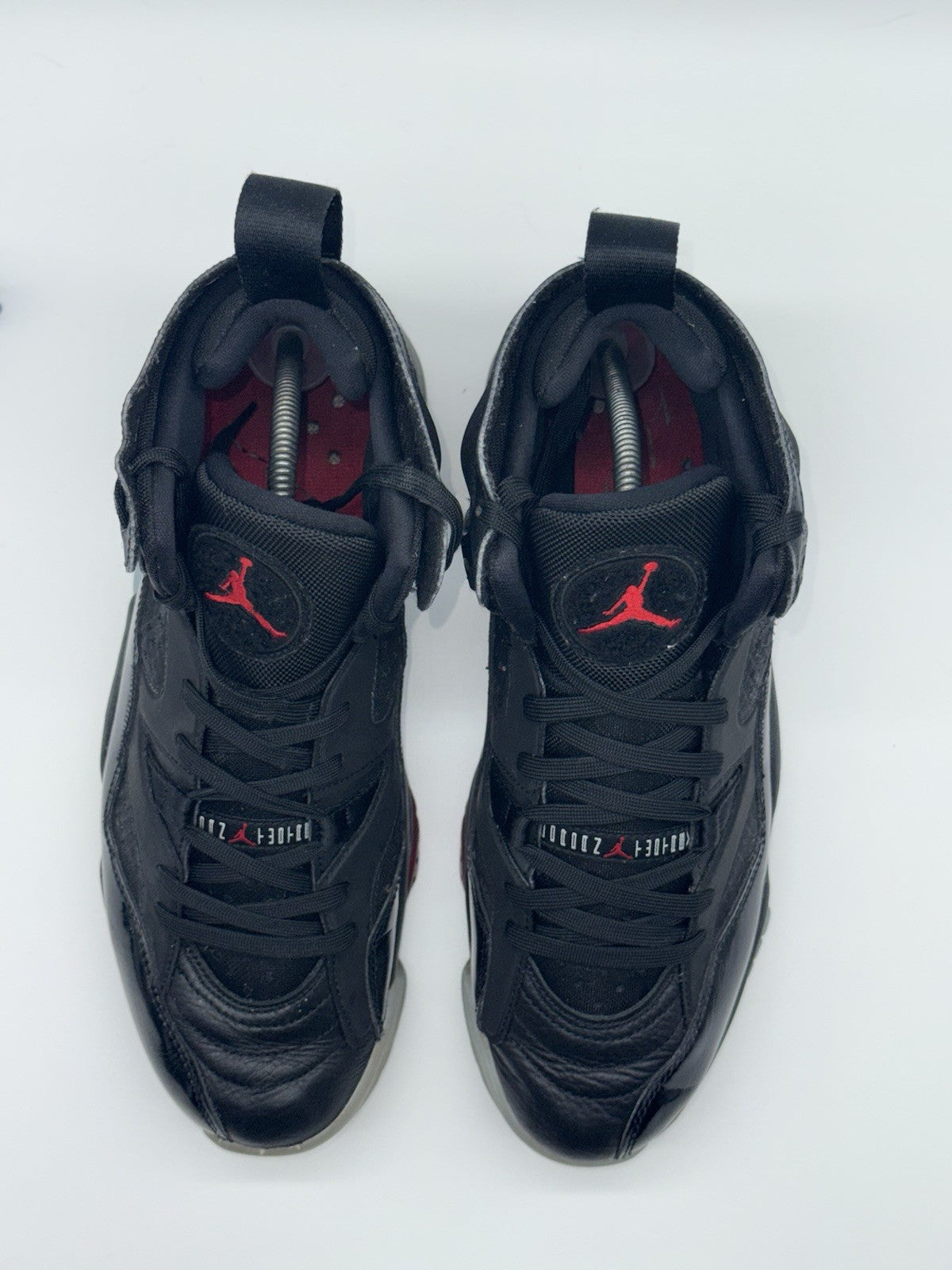 (2022) Nike Air Jordan Jumpman Two Trey Black Red Trainers Size UK 9