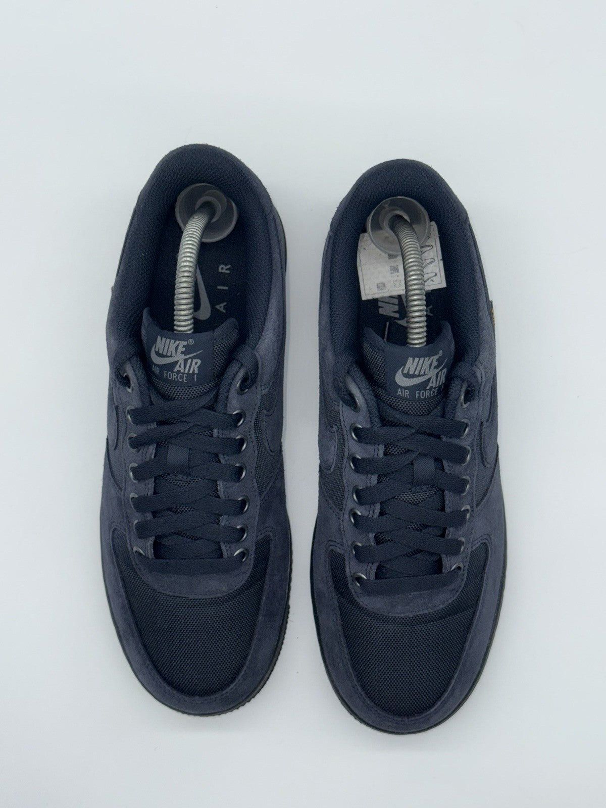 (2024) Nike Air Force 1 Cordura Dark Obsidian Navy Retro Suede Size UK 7