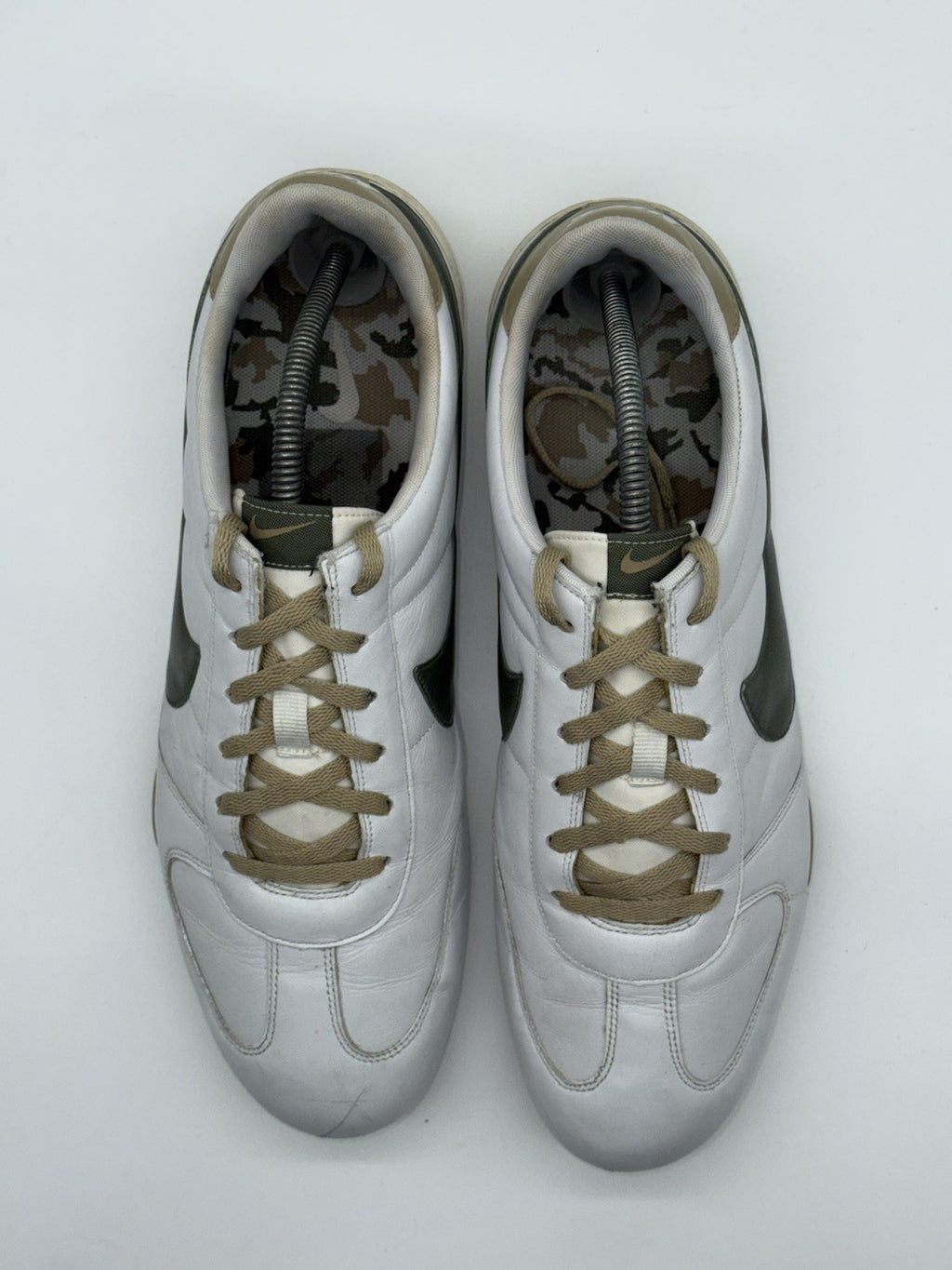 (2006) Vintage Nike Sprint Brother White x Olive Green Trainers Men’s UK 11