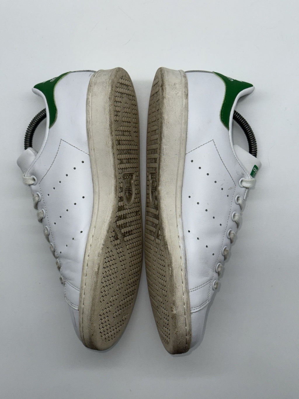 adidas Originals Men's Stan Smith Leather Trainers White x Green UK 8