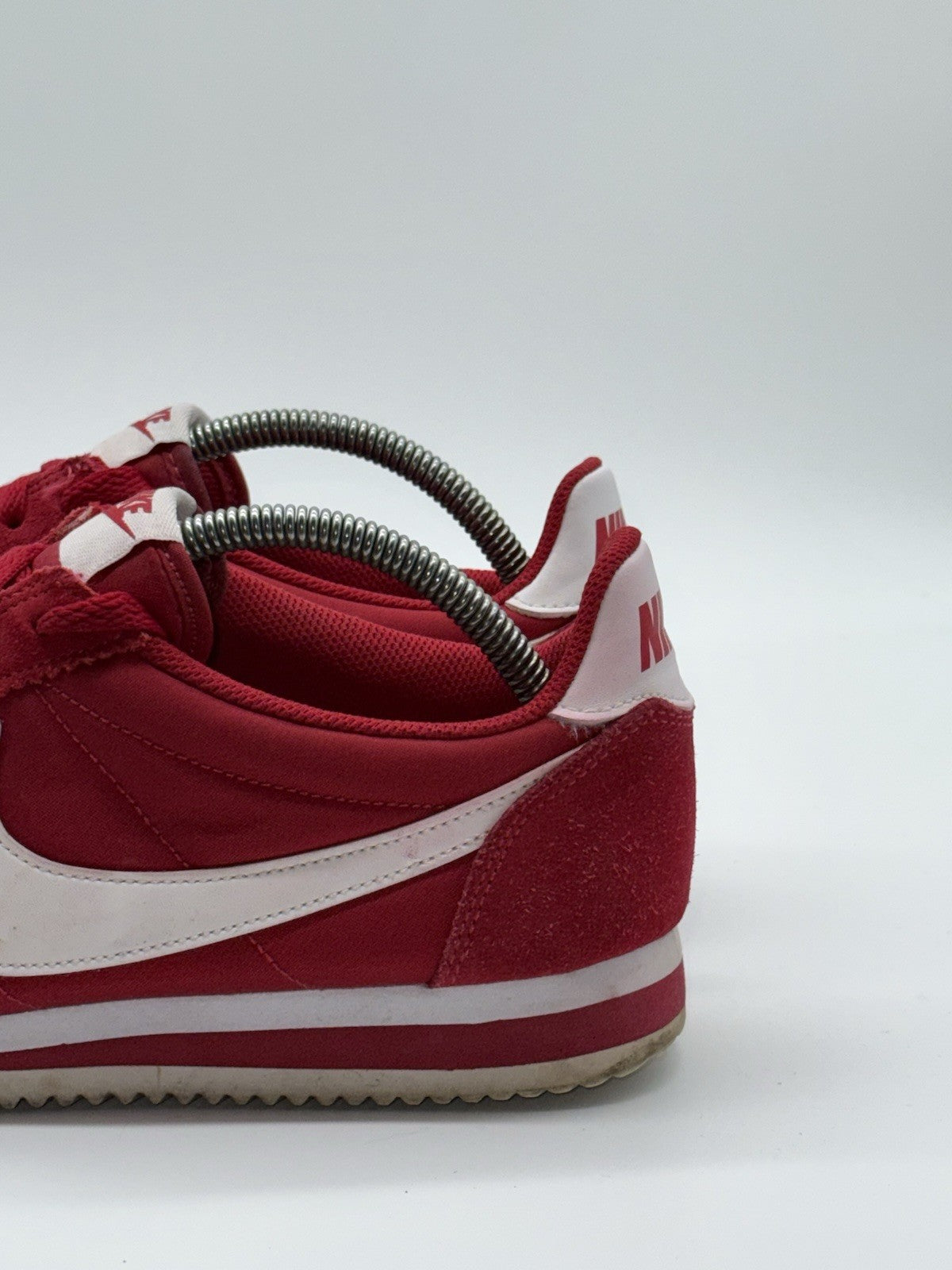 (2015) Retro Nike Classic Cortez Nylon OG Trainers - Gym Red - Size UK 7