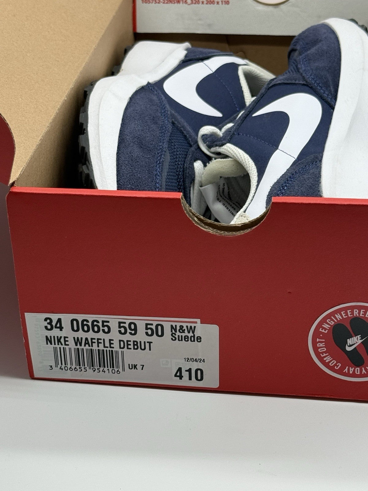 Nike Waffle Debut 'Midnight Navy x White' (2023) – UK 7