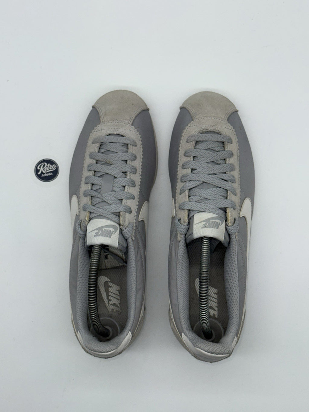 Nike Classic Cortez Nylon 'Wolf Grey x White' (2015) – UK 7