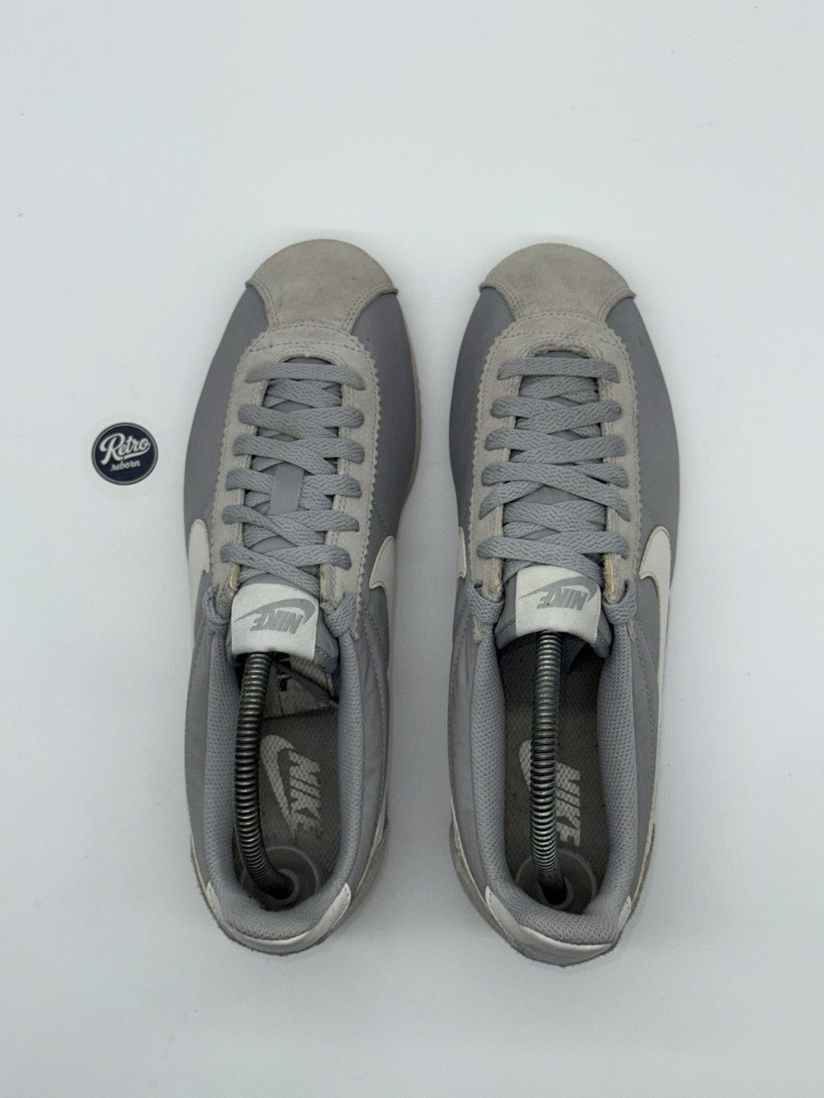 Nike Classic Cortez Nylon 'Wolf Grey x White' (2015) – UK 7