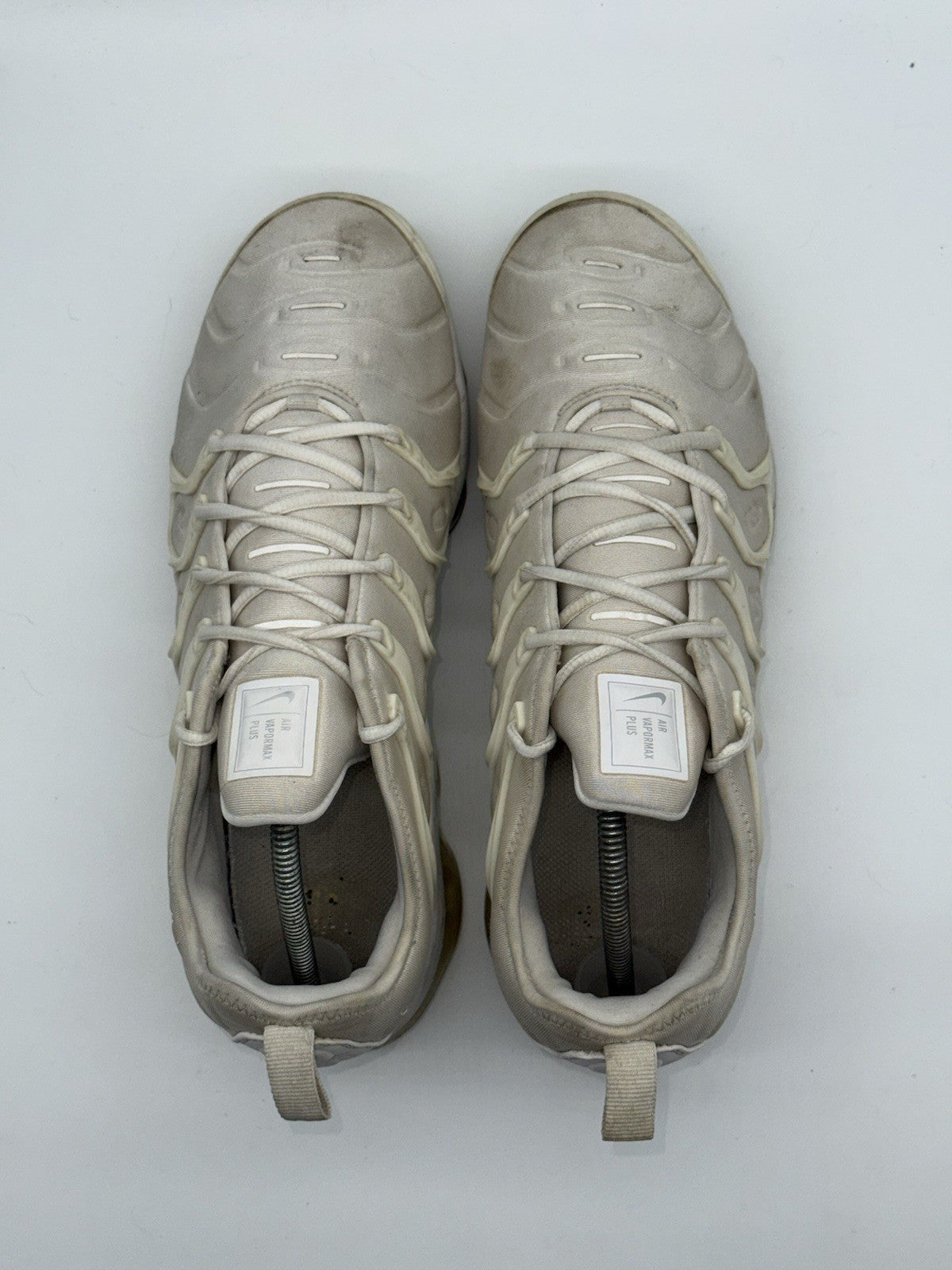 Nike Air Vapormax Plus Triple White Pure Platinum Men’s UK 10.5 (924453-100)