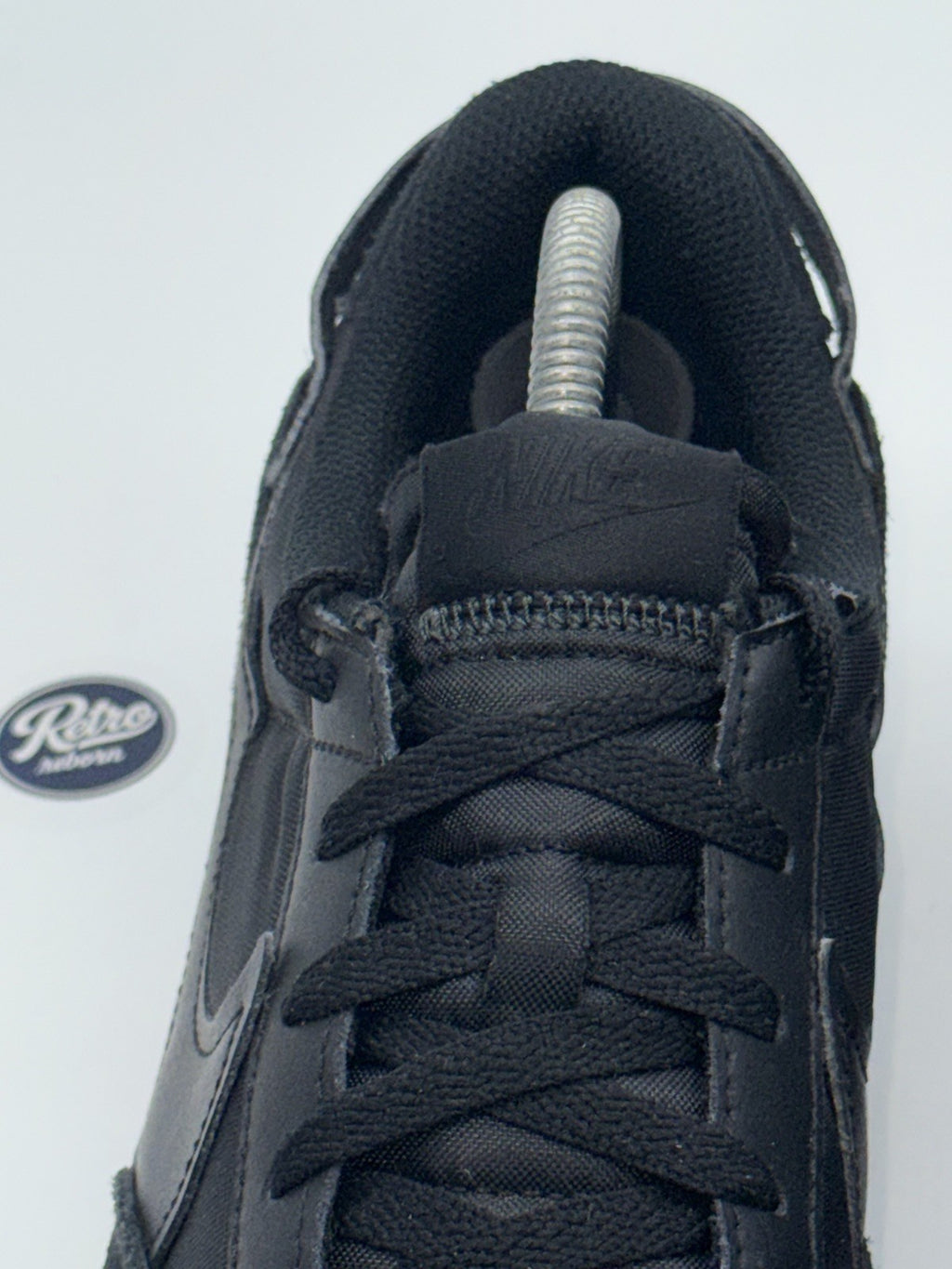 Nike Waffle Debut 'Triple Black' (2022) – UK 7.5