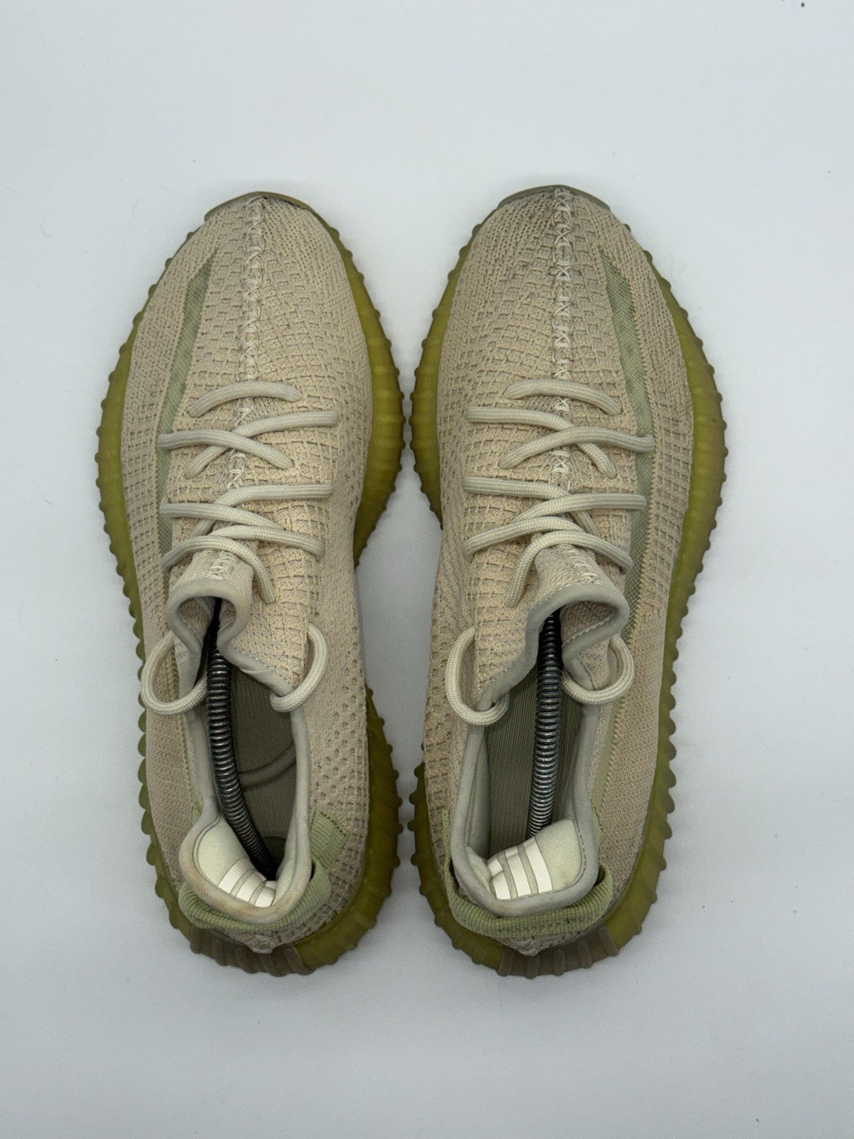 adidas Yeezy Boost 350 V2 Flax Light Brown Hemp Mens UK 10.5 Trainers (FX9028)