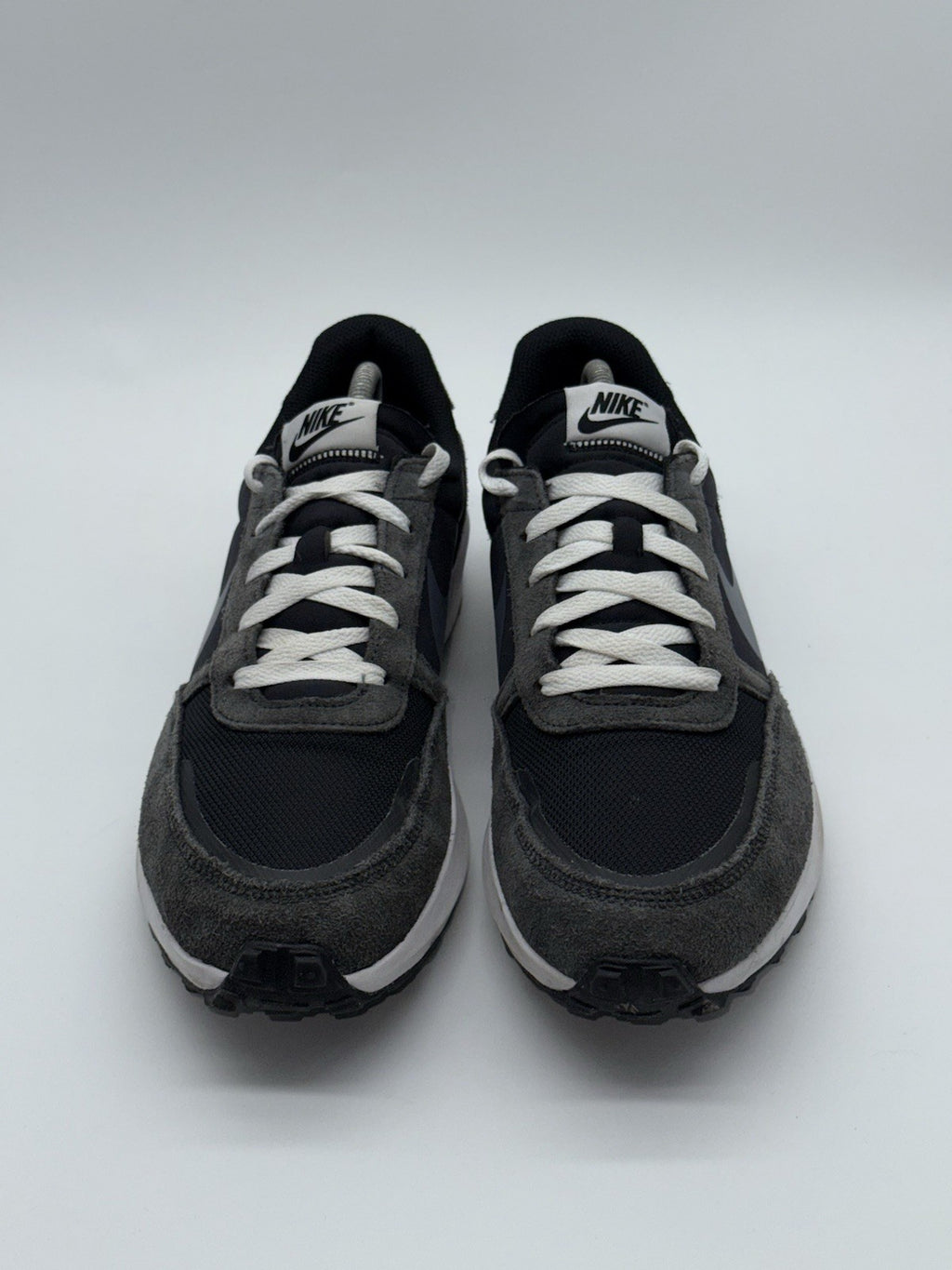 (2024) Nike Waffle Debut Retro Trainers Black x Grey Men’s UK 9.5