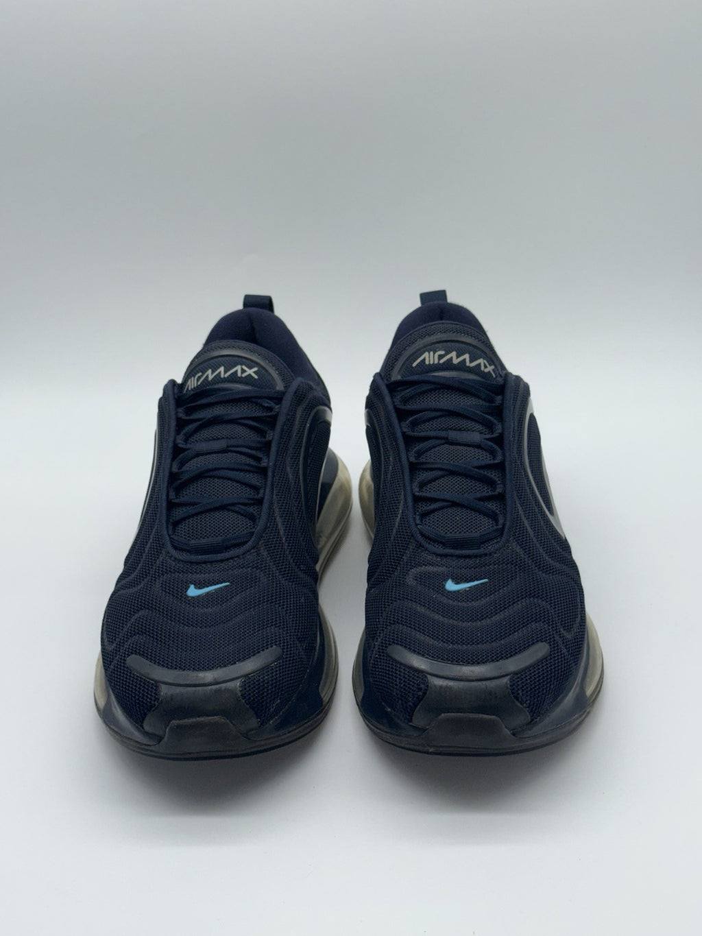(2019) Nike Air Max 720 Obsidian Navy Blue Retro Trainers UK 10.5