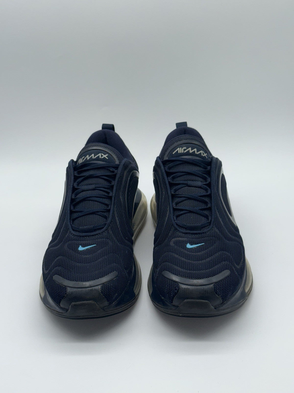 (2019) Nike Air Max 720 Obsidian Navy Blue Retro Trainers UK 10.5