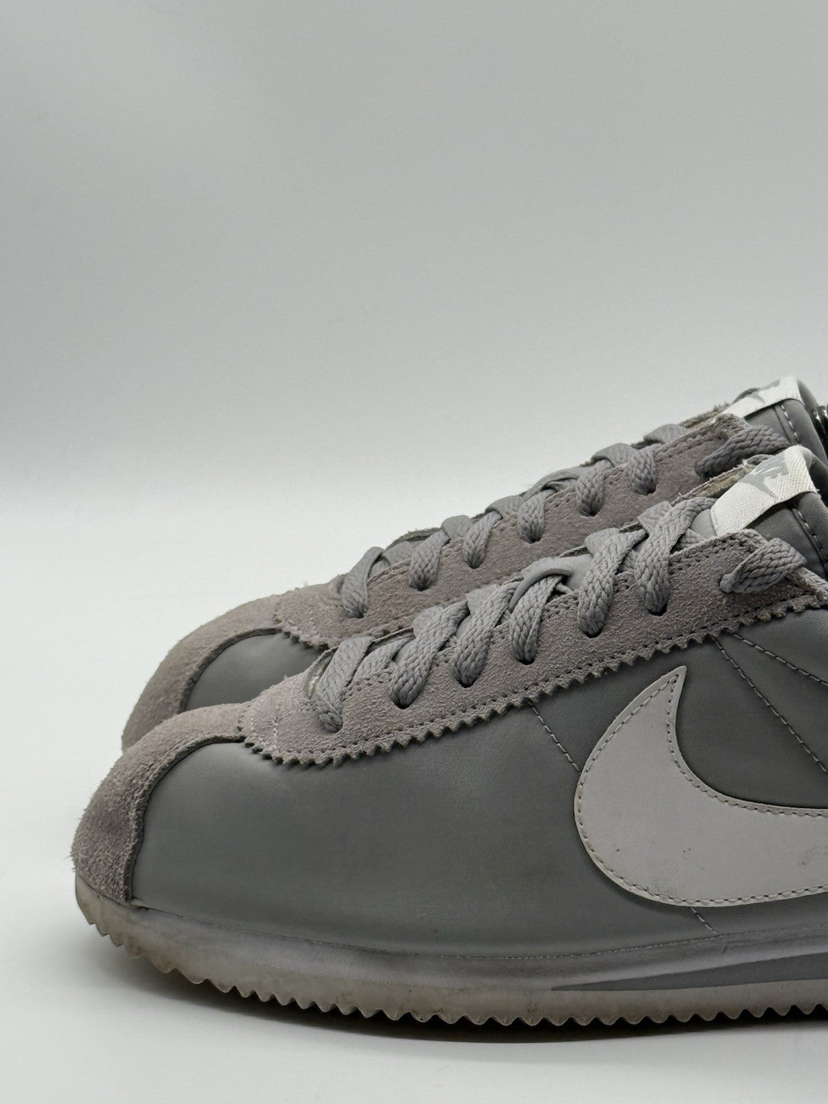 (2015) Nike Classic Cortez Nylon OG - Wolf Grey White - Size UK 10 (807472-010)