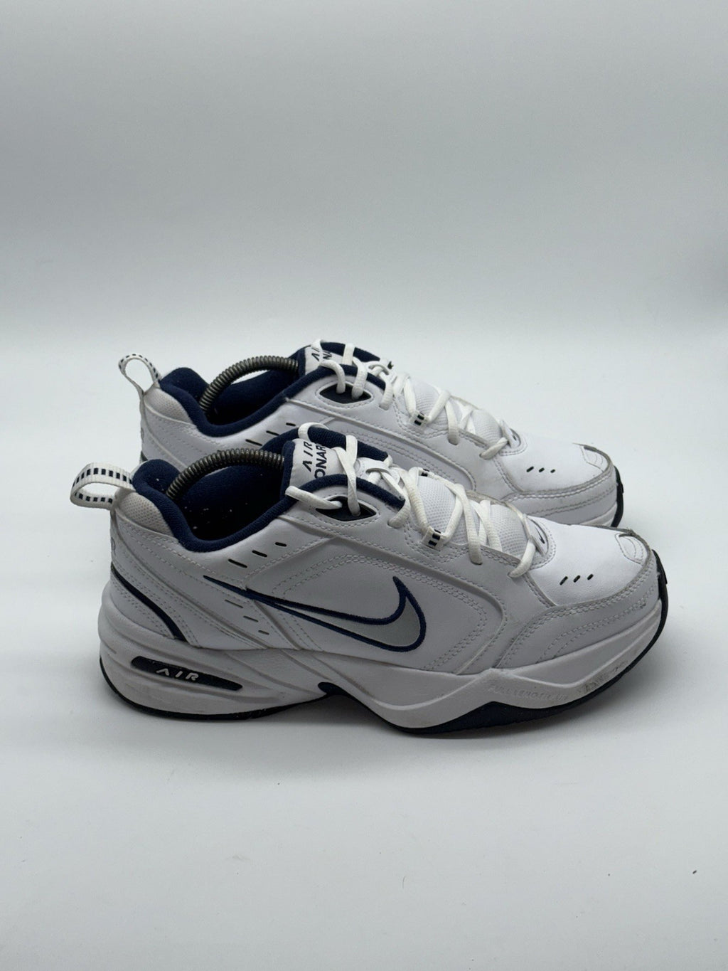 Nike Air Monarch IV 'White x Navy' (2025) – UK 8