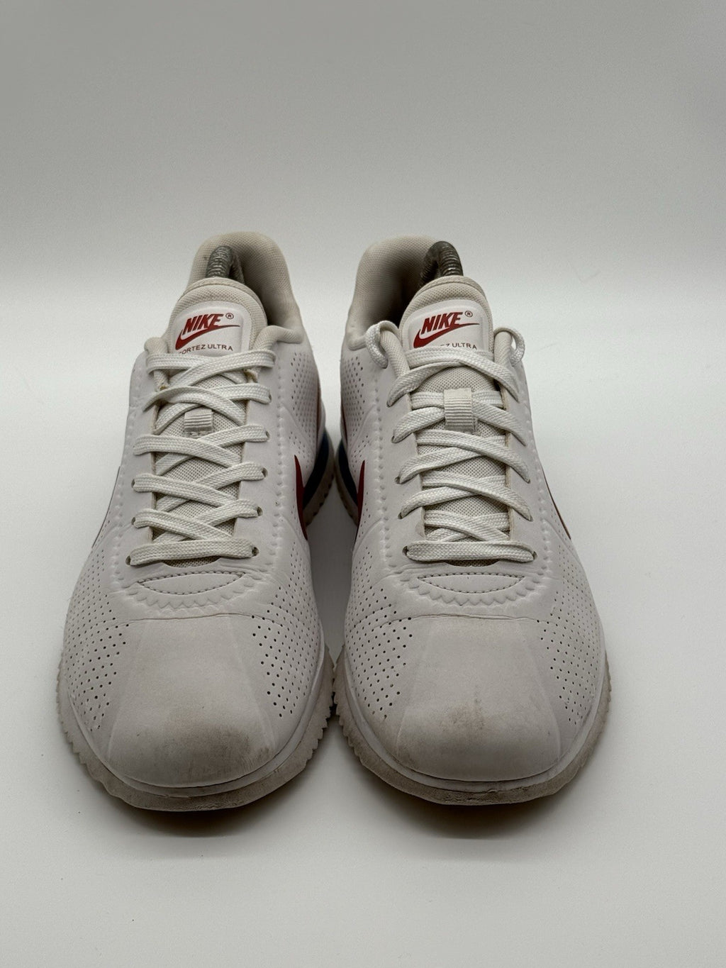 Nike Classic Cortez Ultra Moire OG (845013-100) Forrest Gump White Red Mens UK 7