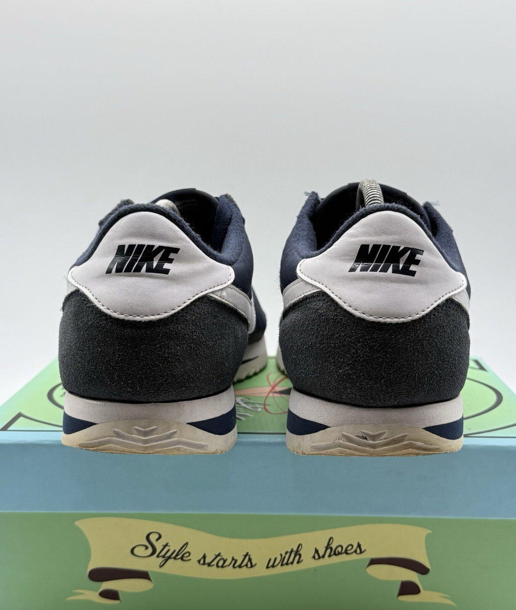(2018) Nike Cortez Basic Nylon Obsidian Blue UK 10.5 EUR 45.5 (819720-411)