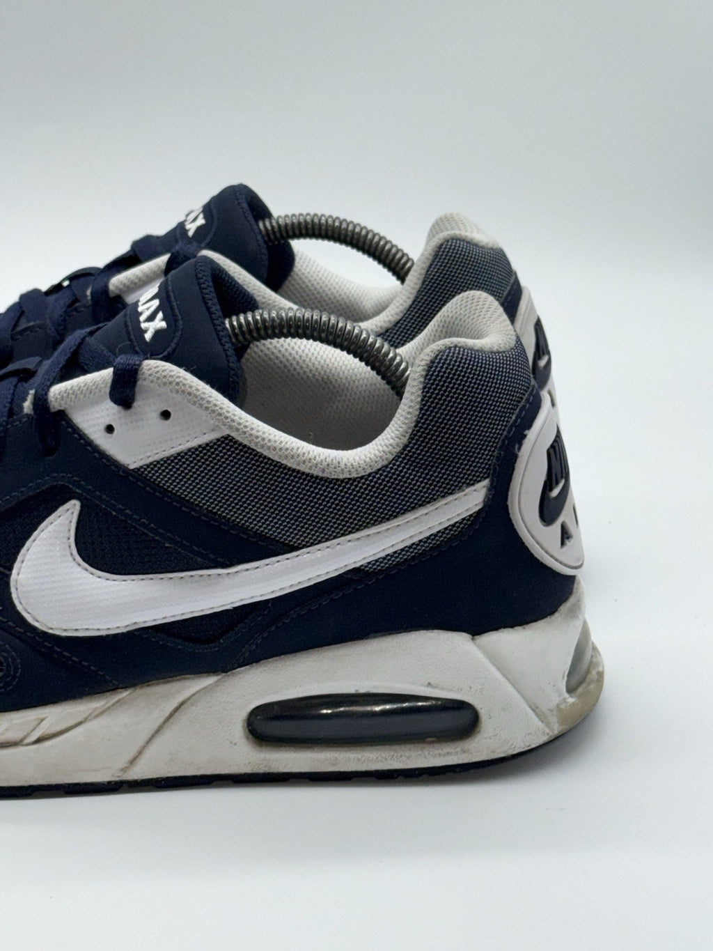 (2023) Nike Air Max IVO Trainers Navy White Retro Trainers UK 8.5