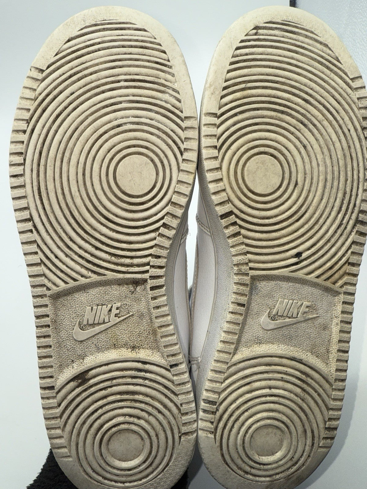 Nike Ebernon Low Casual Trainers ‘Triple White’ Size UK 7