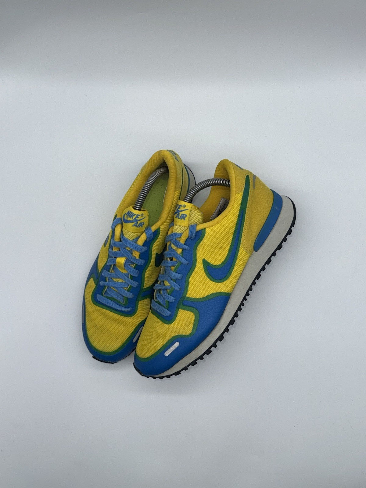(2011) Nike Air Vortex Fuse Tour Yellow/Light Italy Blue Vintage Trainers UK 6