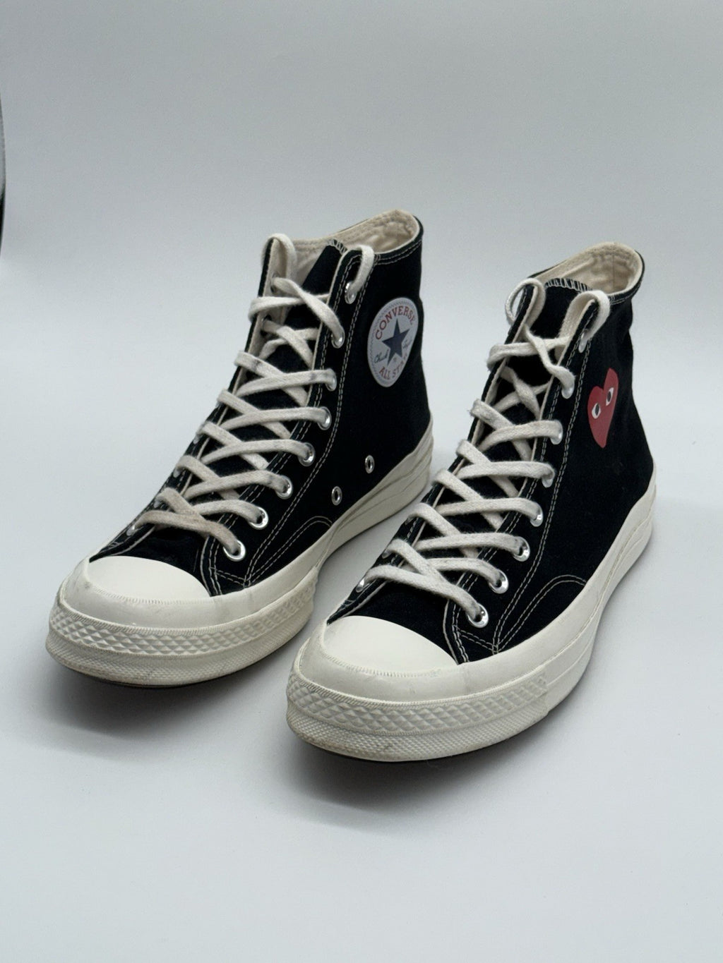 Comme des Garcons Play x Converse Chuck 70 High Red Heart Black Size UK 9