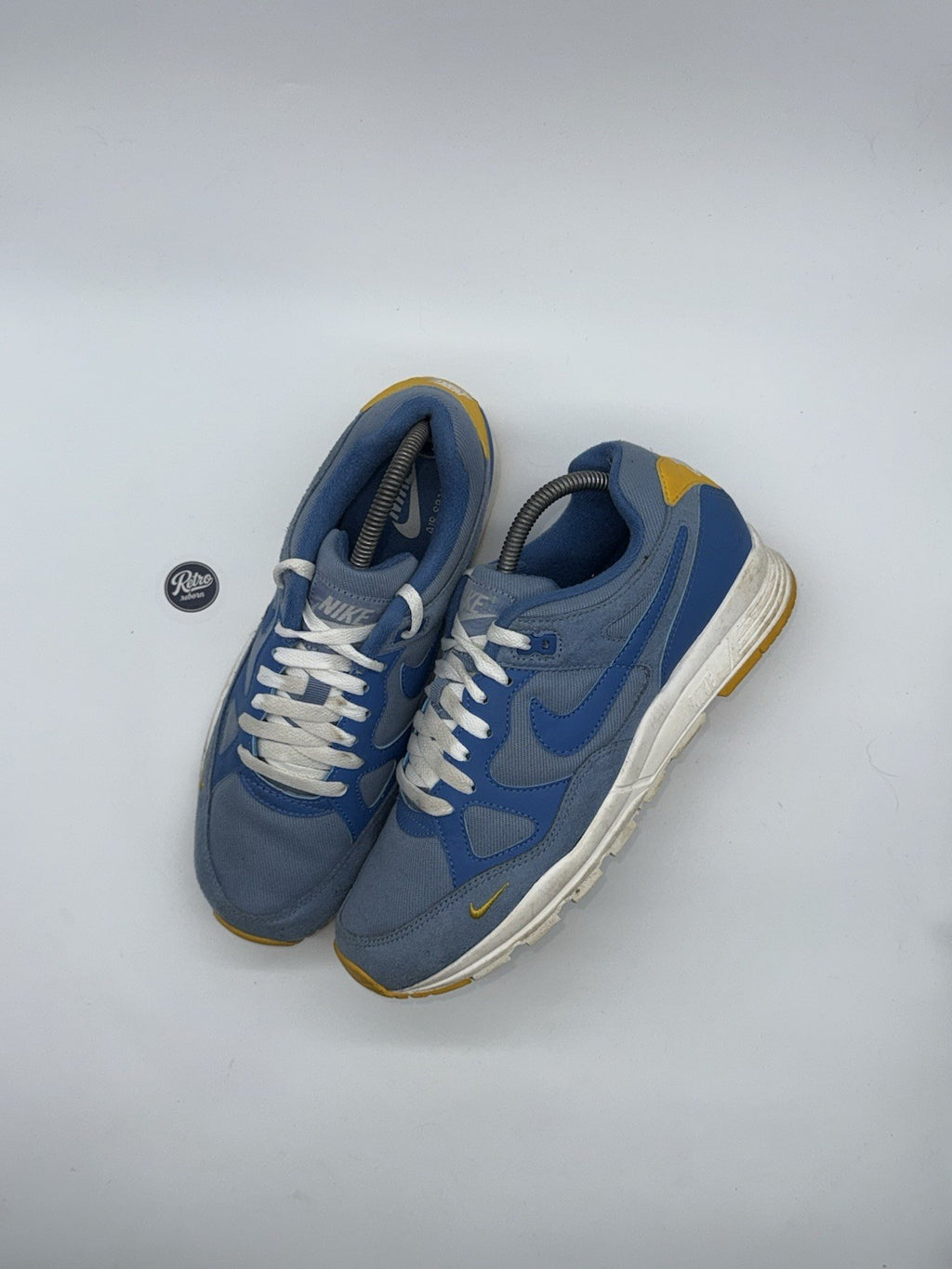 Nike Air Span II 'Work Blue x Yellow' trainers – UK 7.5