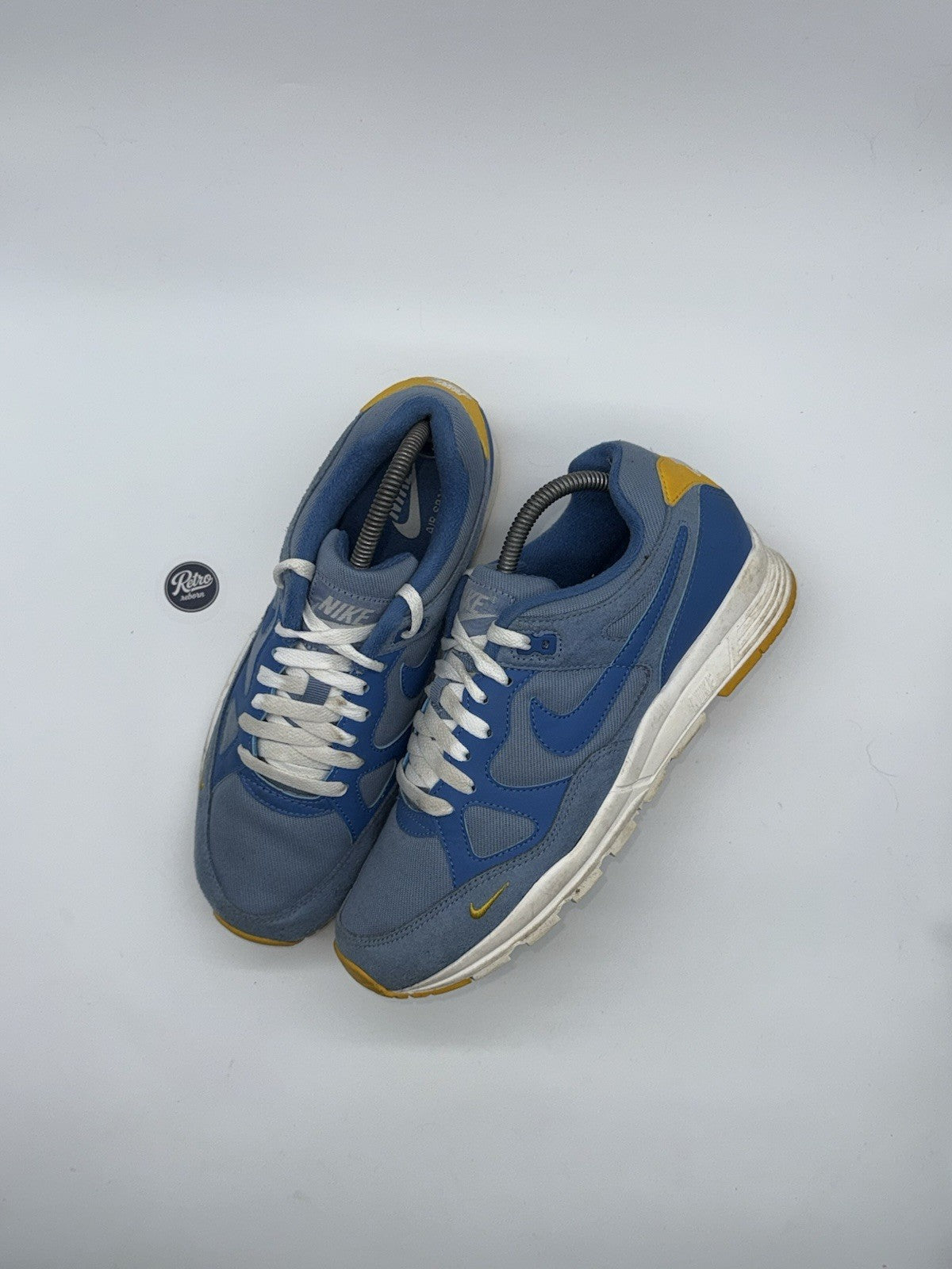 Nike Air Span II 'Work Blue x Yellow' trainers – UK 7.5