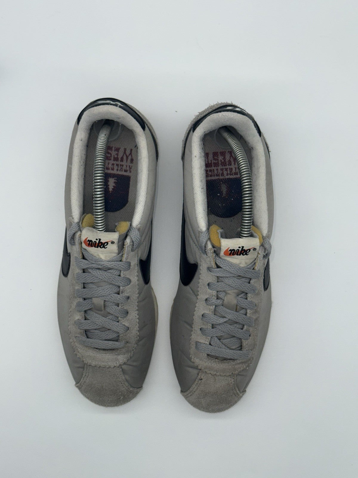 (2016) Nike Classic Cortez Nylon AW 'Grey Black' Retro Trainers Size UK 7