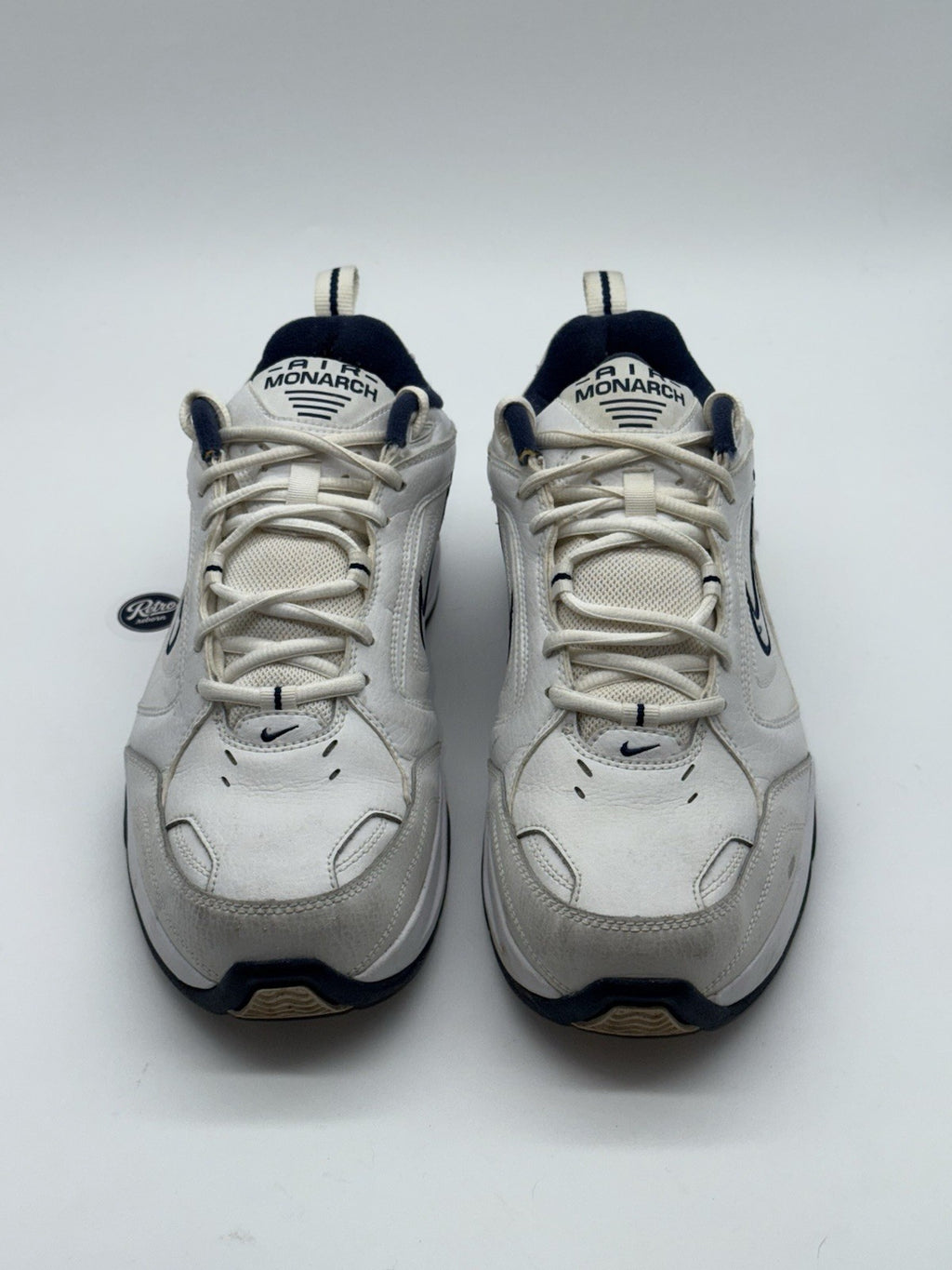 Nike Air Monarch IV 'White x Navy' (2006) – UK 9
