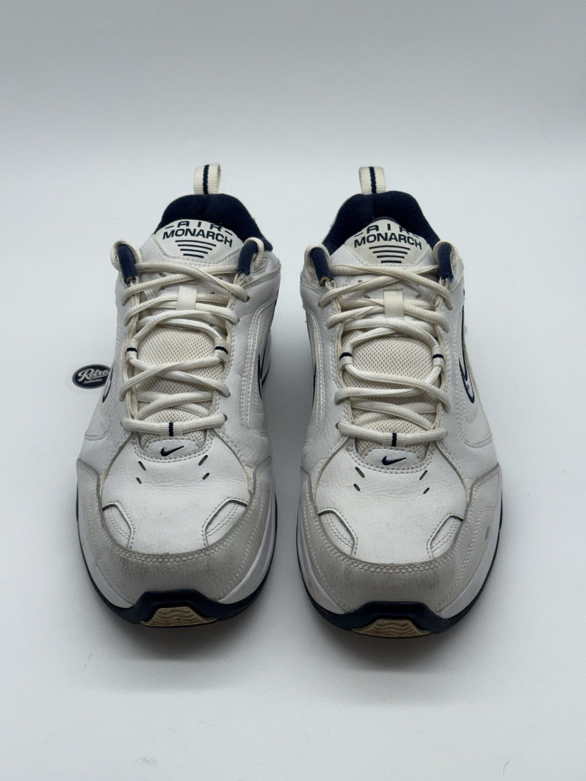 Nike Air Monarch IV 'White x Navy' (2006) – UK 9