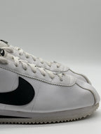 (2019) Nike Cortez Basic Leather OG Trainers - White Black - Size UK 7 (EU 41)